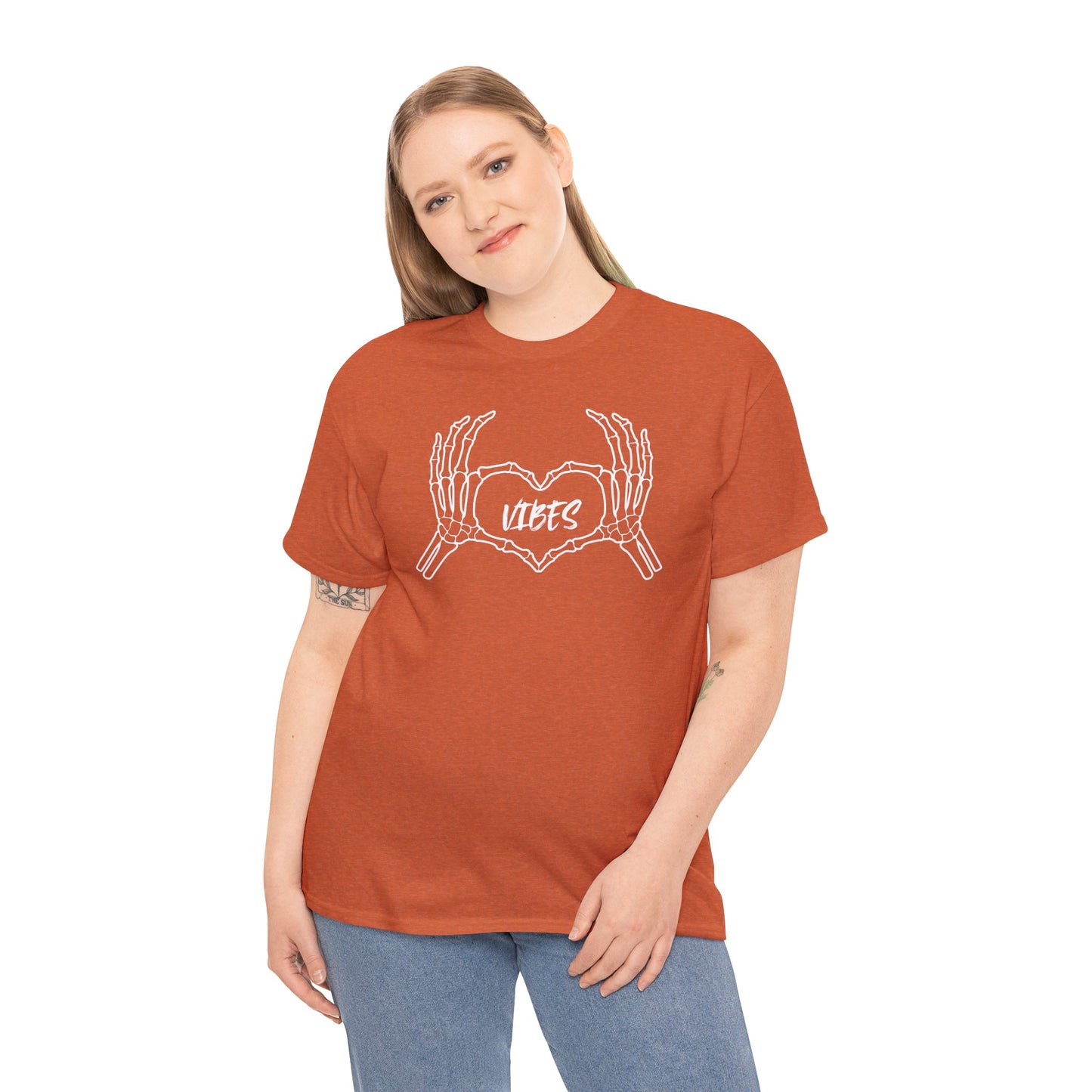 Skeleton Heart Vibes Tee